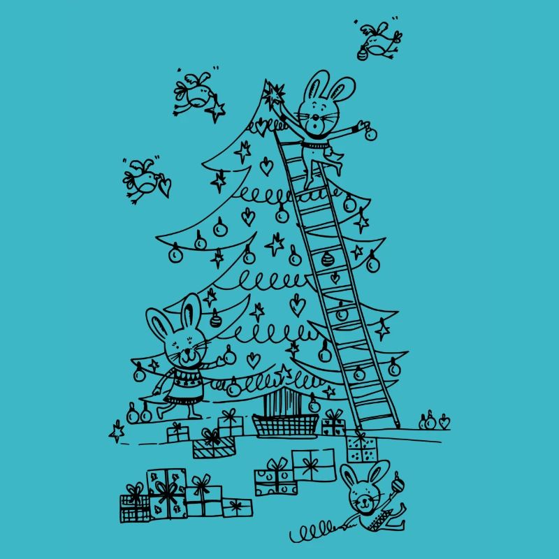 Christmas tree decorating