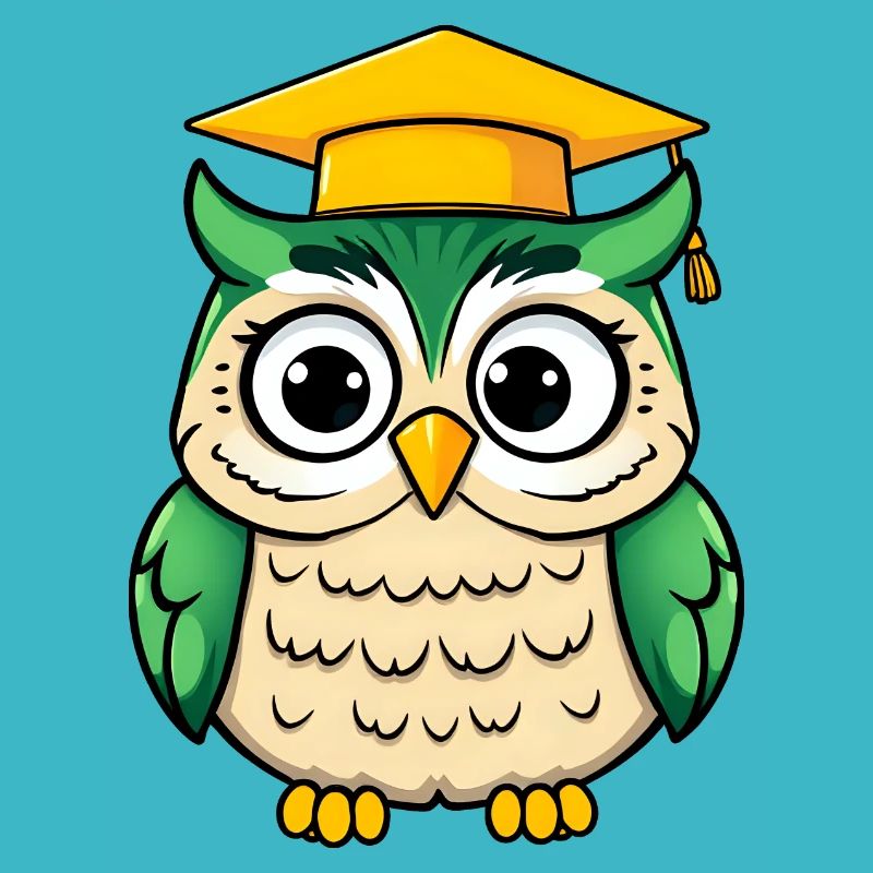 Wise Owl obtient son diplôme en vert vif