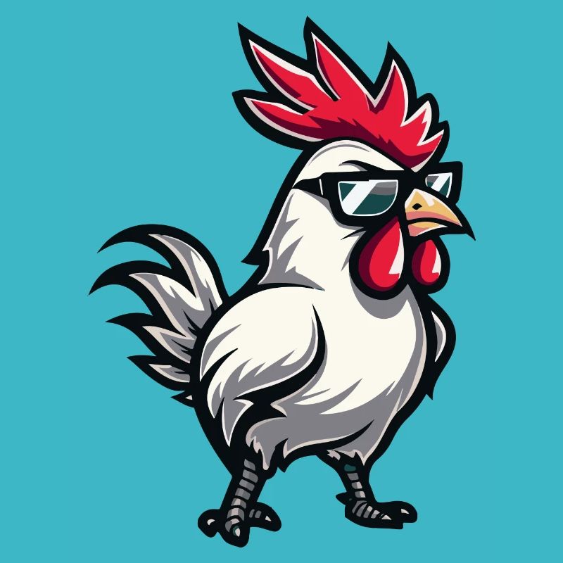 Coq Bande Dessinée Cool