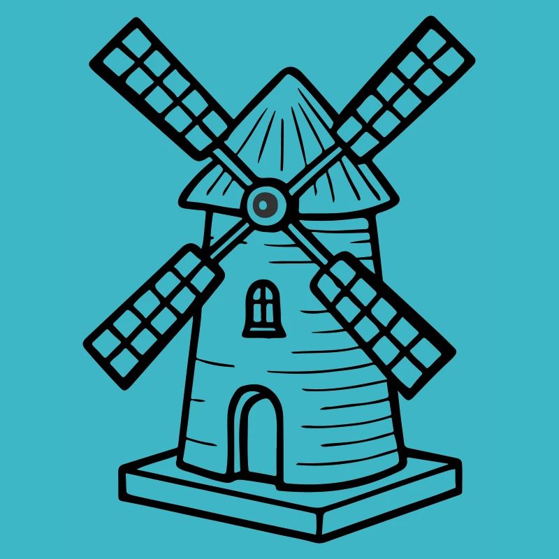 Windmill Symbol Mill