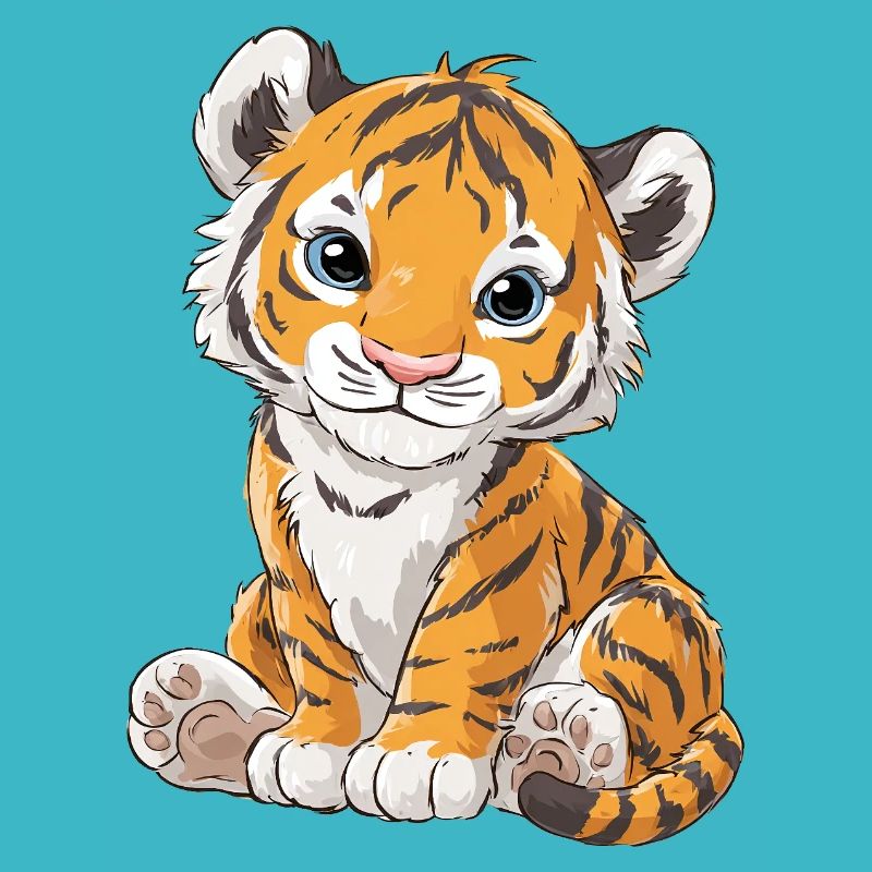 Mignon bébé tigre