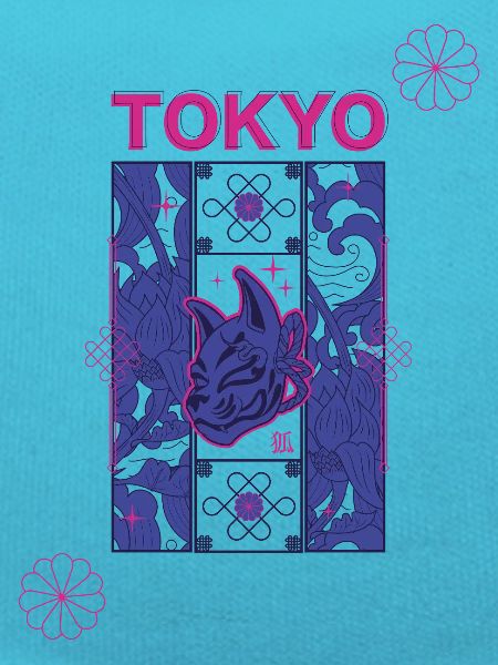 Tokyo Neon Kitsune design