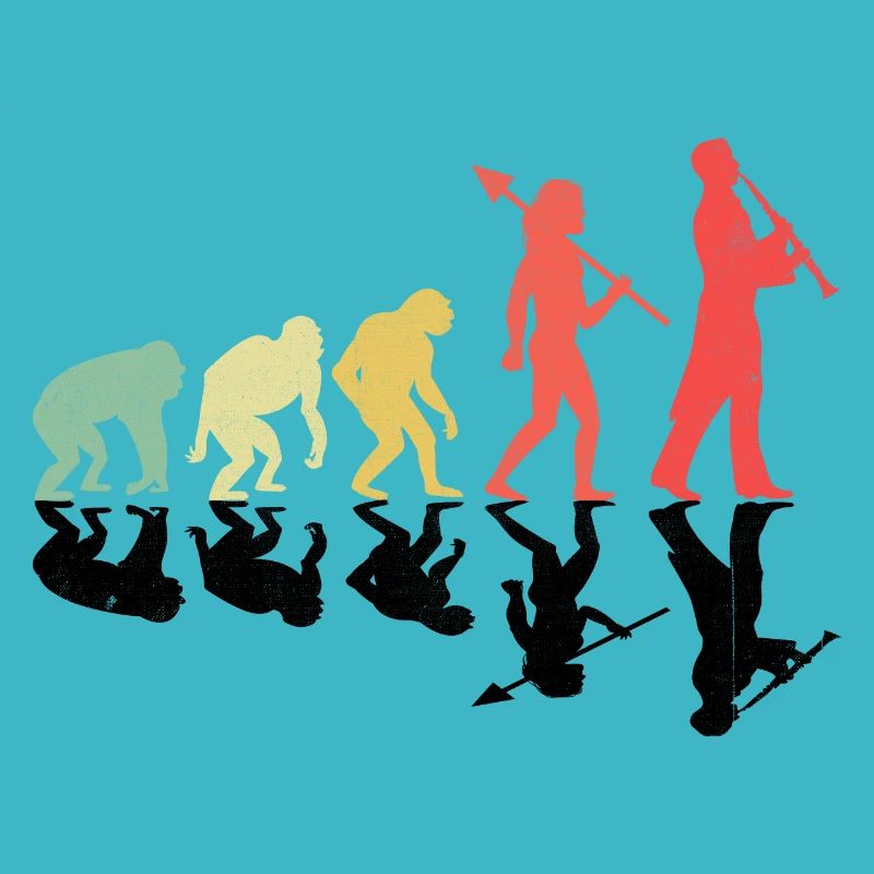 Oboenspieler Oboe Evolution Marching Band Instrumen