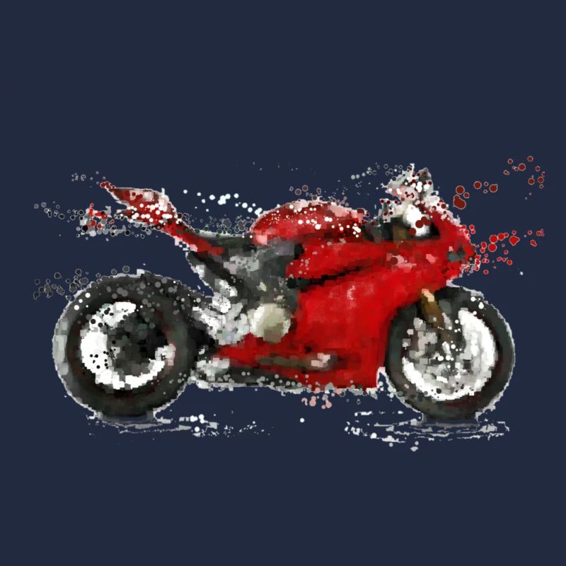 Rote Motorrad