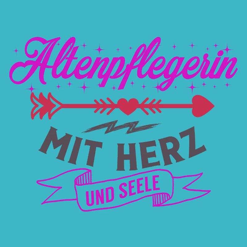 Altenpflegerin mit Herz und Seele Pflege Geschenk