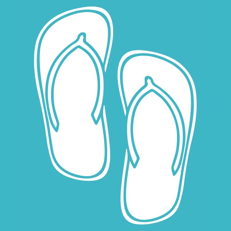 flip flops symbol icon