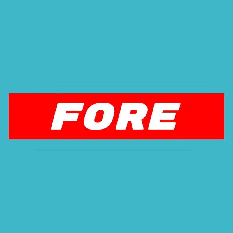 FORE Golf Achtung - Golf Golfer Golfen