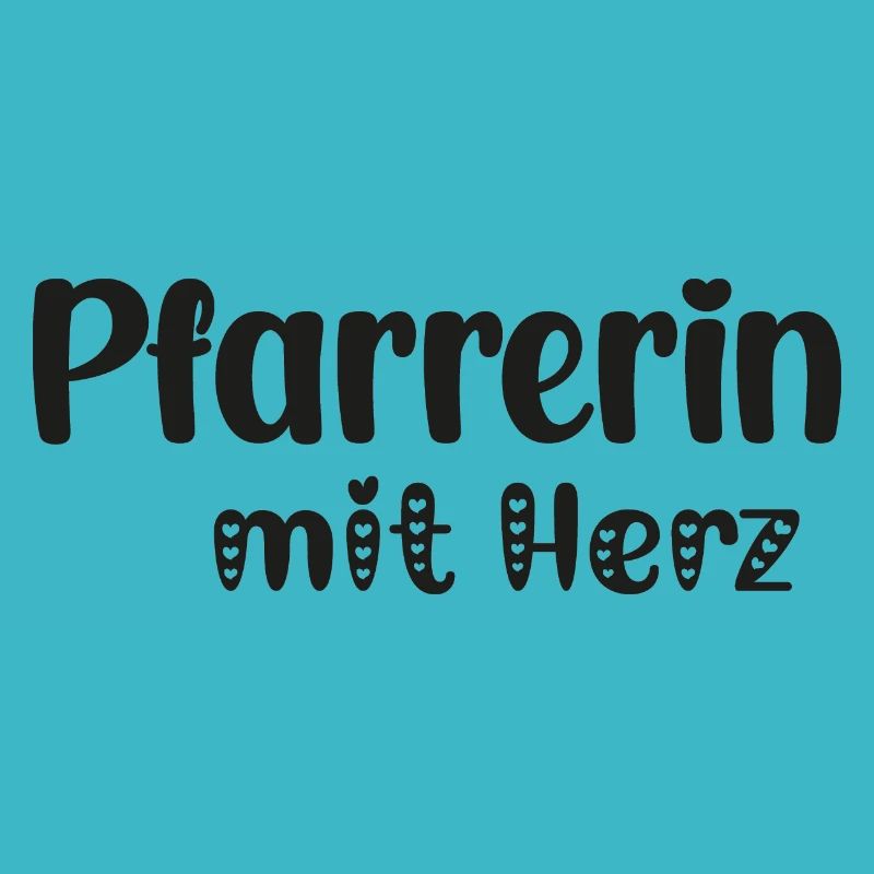 Pfarrerin mit Herz Jesus Glaube Kirche
