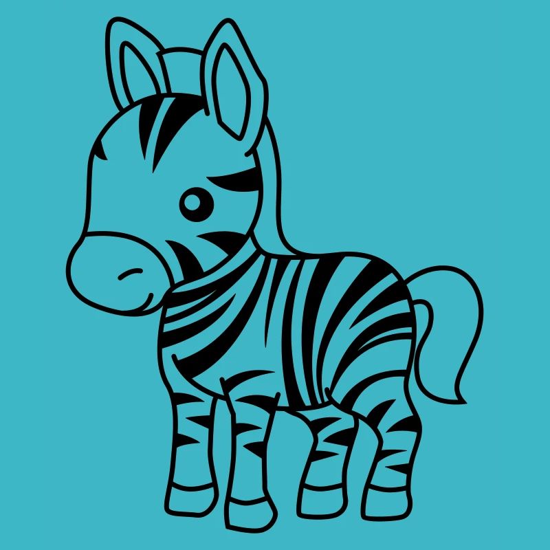Zebra Comic Animal