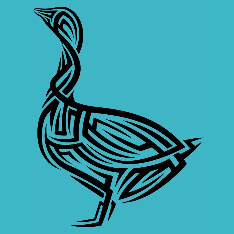 Goose Tribal Tattoo