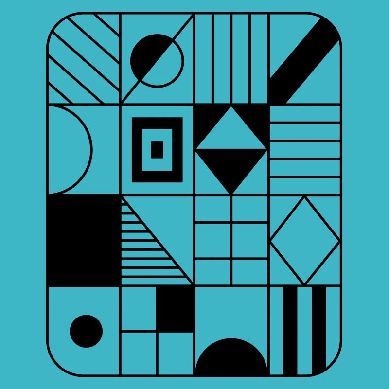 Abstraktes Grafik-Muster in Raster / Pattern