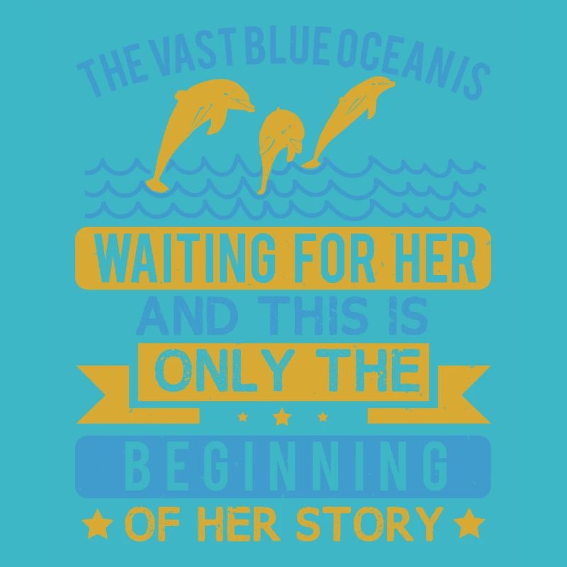 Le vaste océan bleu l'attend et ...