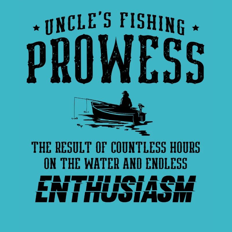 Pêche Oncle Pêcheur Oncles Drôle Poisson Parfait