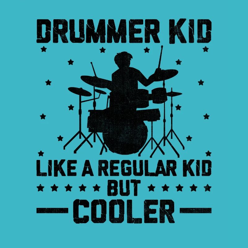 Drummer Kid comme un enfant normal mais plus cool Drum Dru
