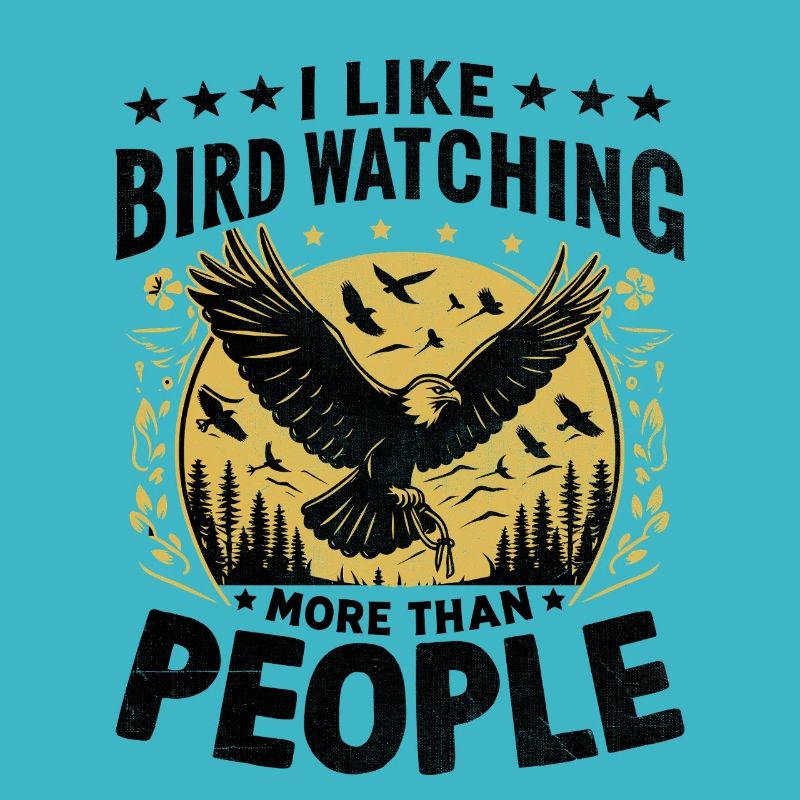 J’aime l’observation des oiseaux plus que les gens Birder