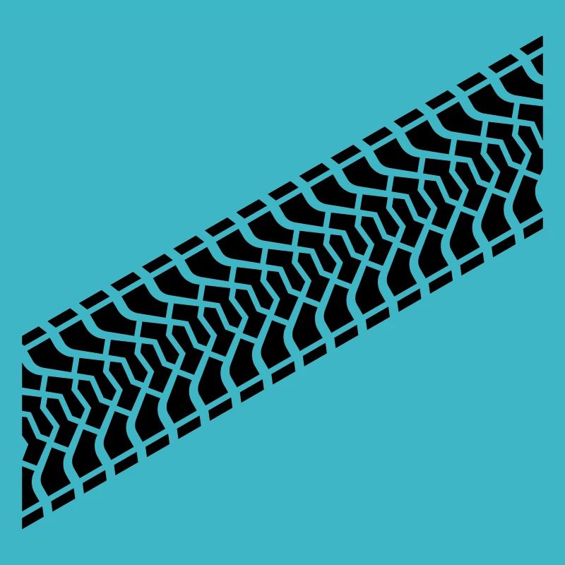 Diagonal empreinte du pneu