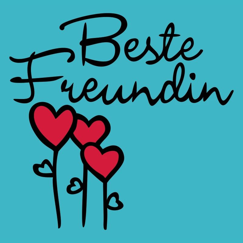 BESTE FREUNDIN mit Herz