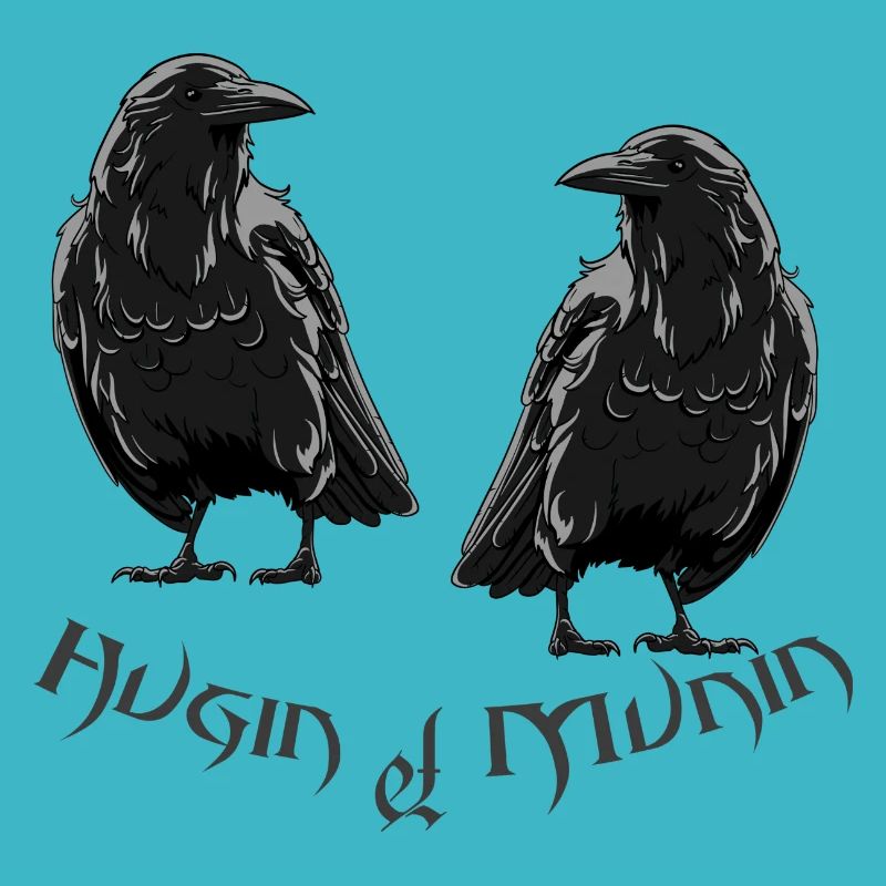 Design Odin Hugin & Munin