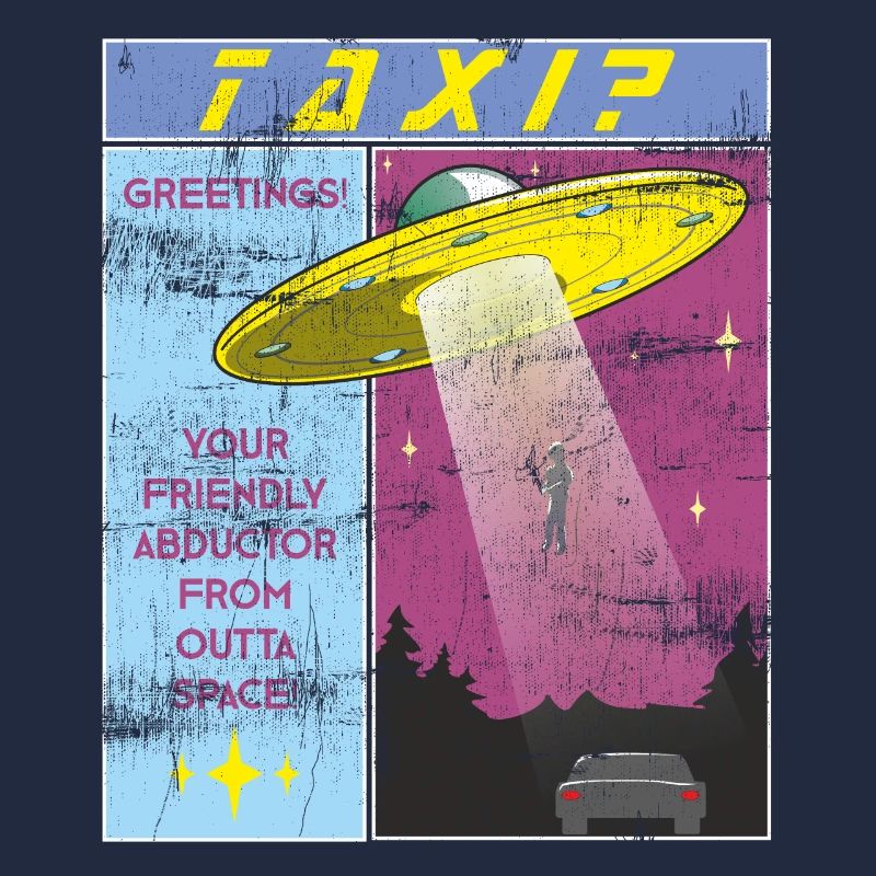Alien taxi? Funny hijacker from space