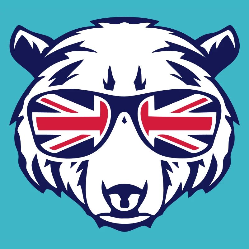 ours tete lunette drapeau anglais 2