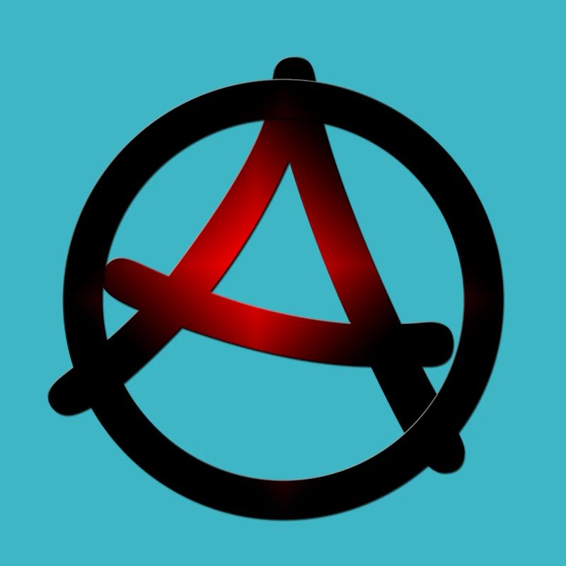 Anarchy, anarchy, anarchist symbol