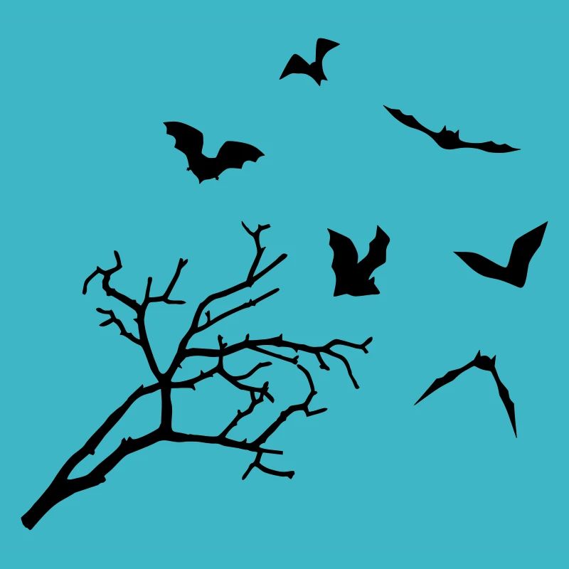 Fledermäuse und Baum, Fledermaus