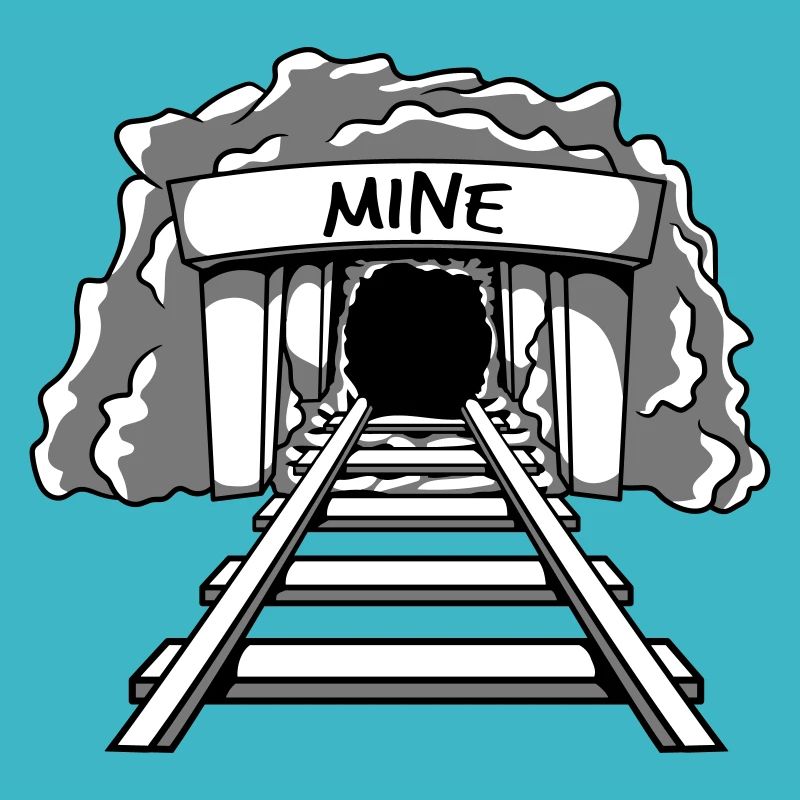 Entrée de la mine minière