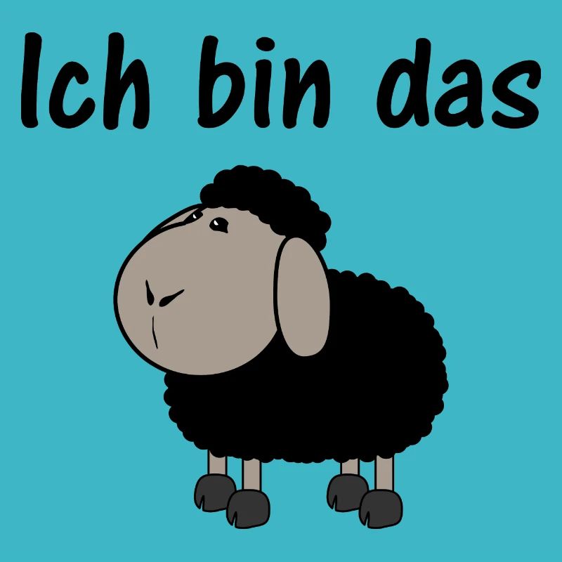 schwarzes Schaf Ich bin das schwarze Schaf