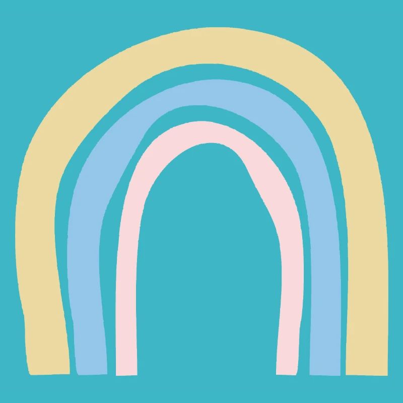 Rainbow - Regenbogen Pastell