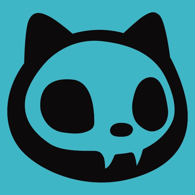 Chat noir vampire Radios d’Halloween