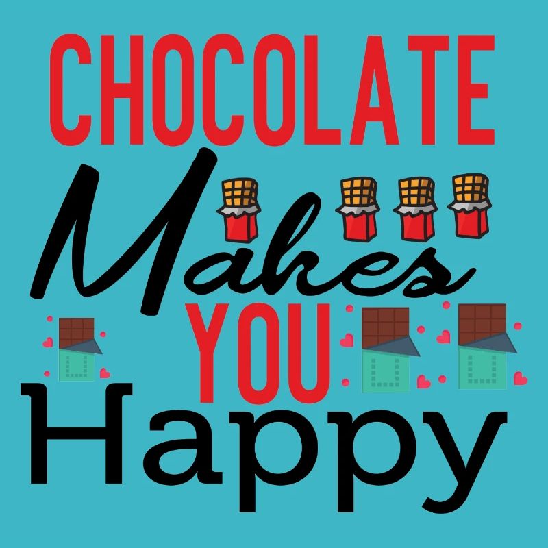 Le chocolat me rend heureux