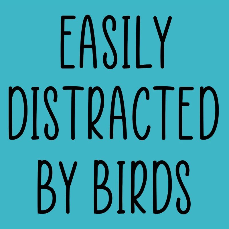 Facilement distrait par les oiseaux