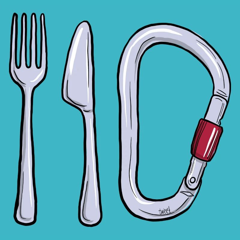 Fork Knife Carabiner