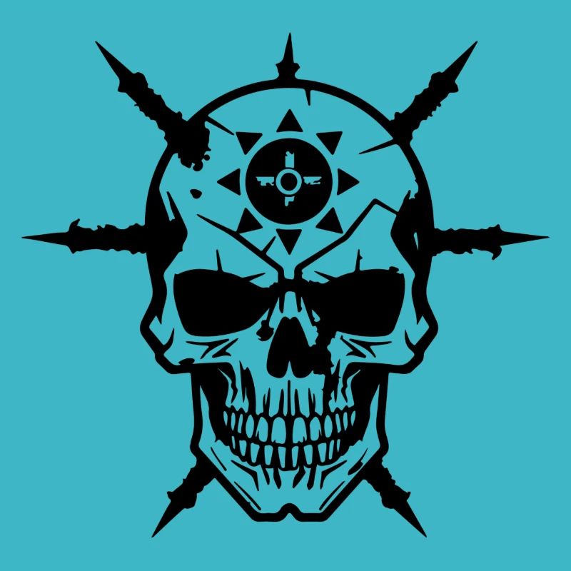 Schädel Punk Kunst