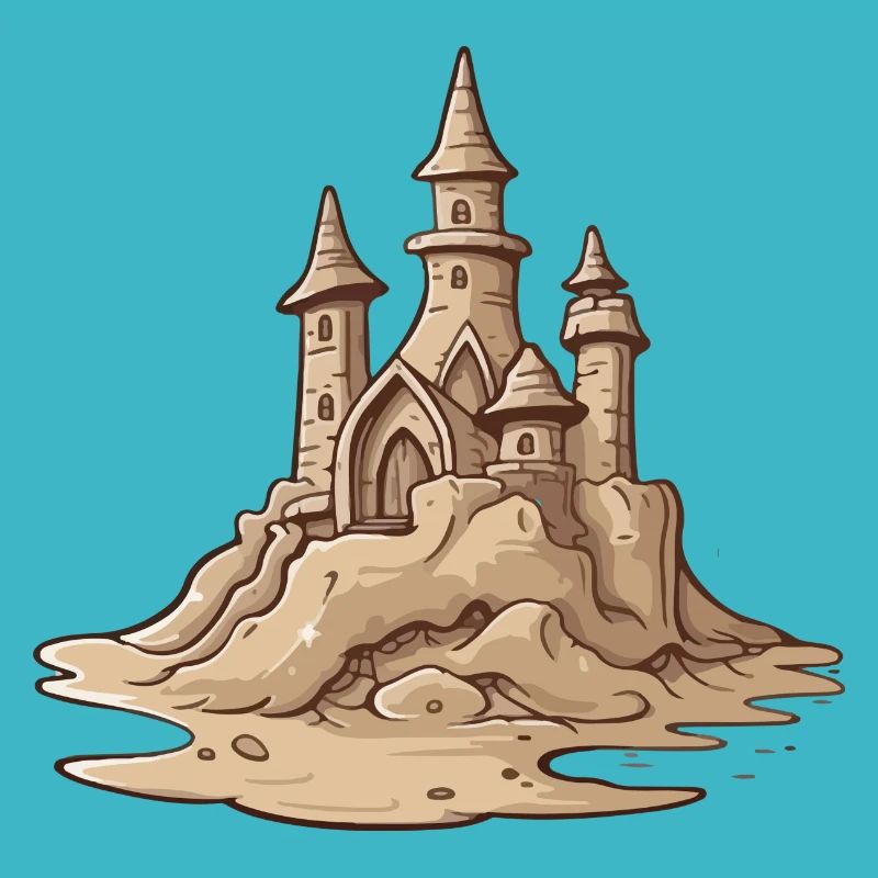 Le château de sable