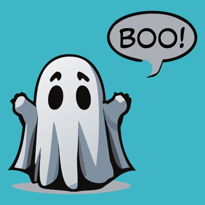 Spooky Ghostly Boo! - Gruseliges Geist Design