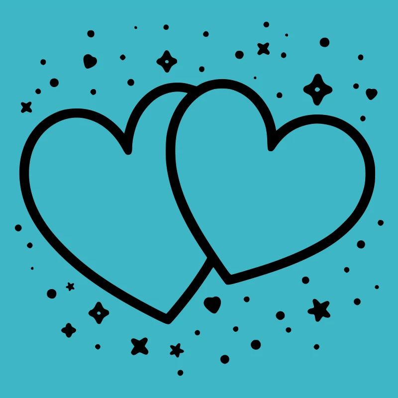 Glitter Hearts