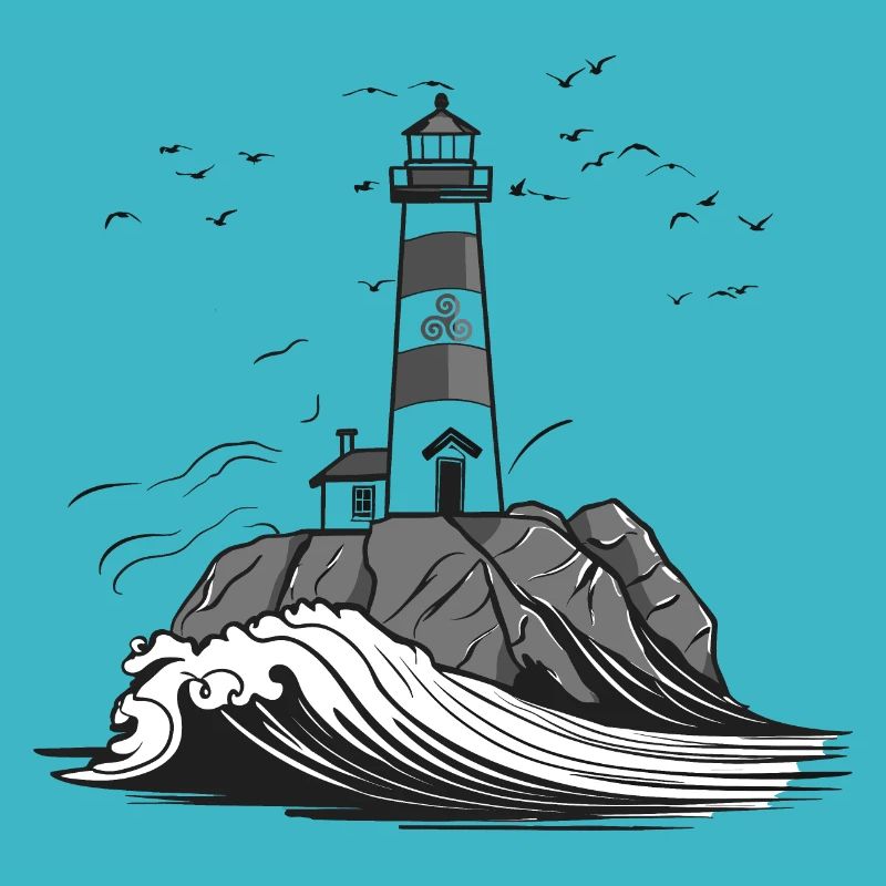 Bretonischer Leuchtturm #4