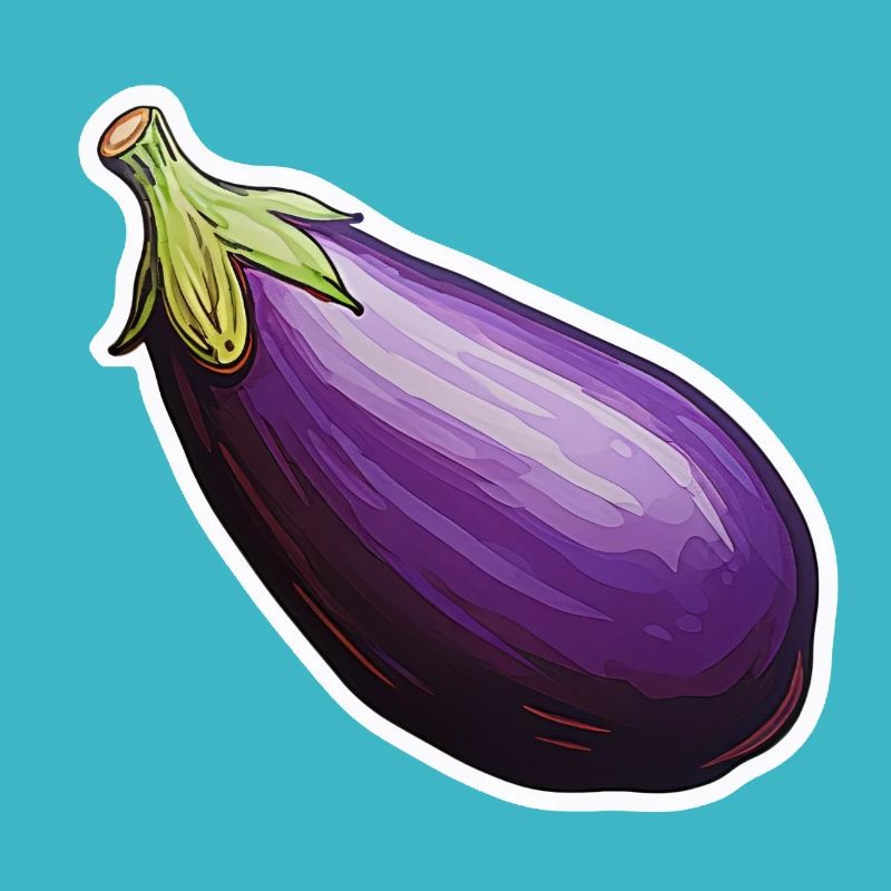 Aubergine violett