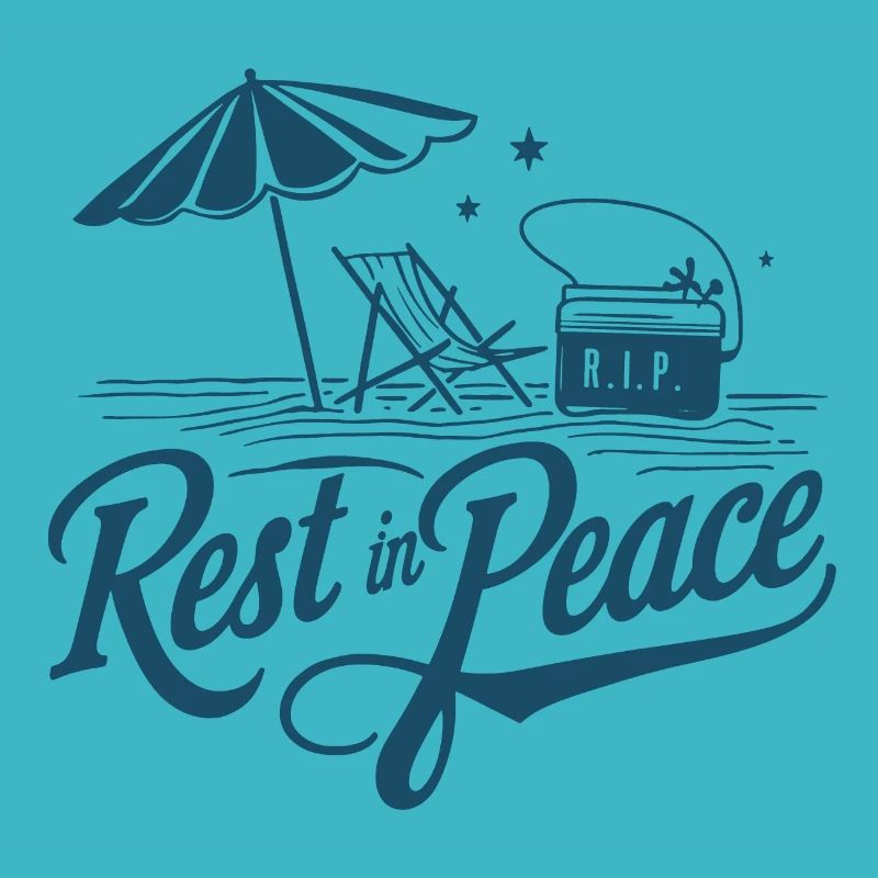 plage rip - humour de vacances d'été