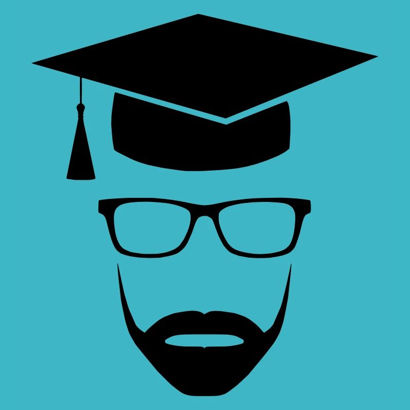 Master Uni Nerd mit Bart