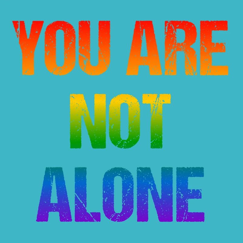 You are not alone - Regenbogen