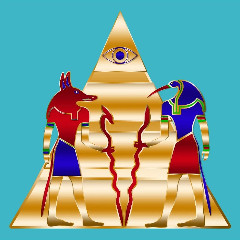 Egyptian gods ancient Pyramid