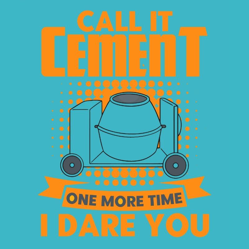 Reinforced concrete builders construction workers construction site gift