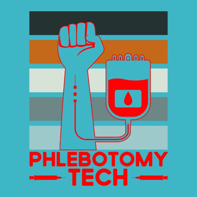 Phlébotomie Échantillon de sang Phlébotomiste Tech Cadeau