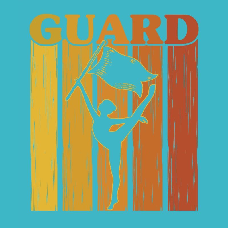 Cadeau de garde de drapeau de garde