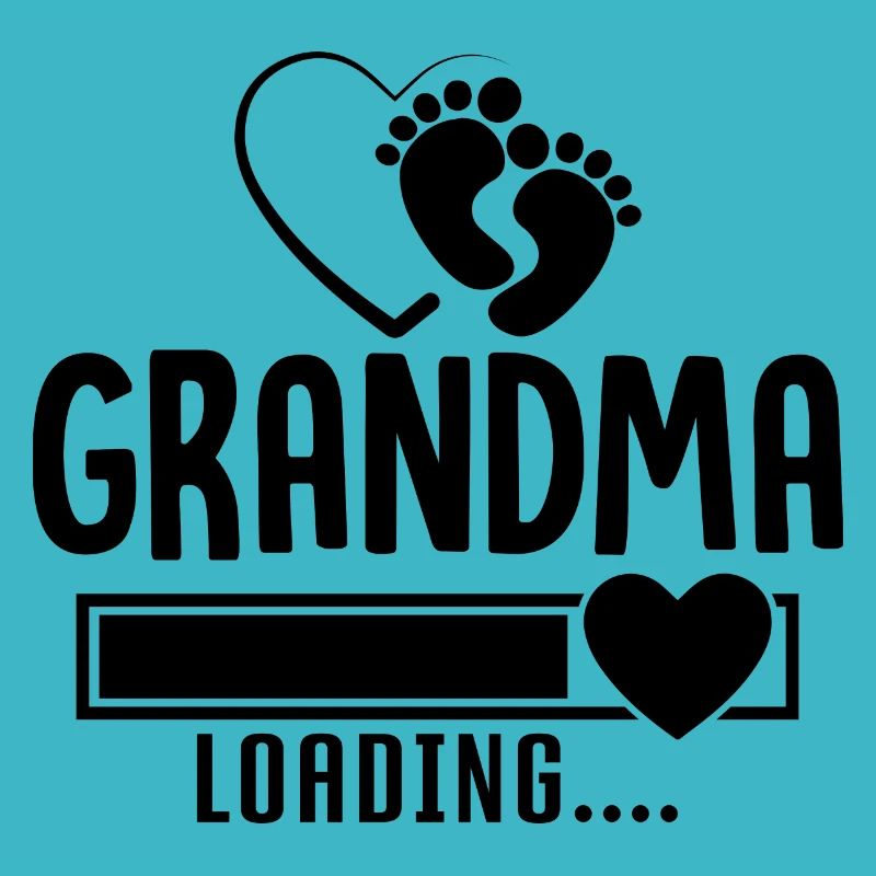 Werdende Oma, Oma loading, Herz