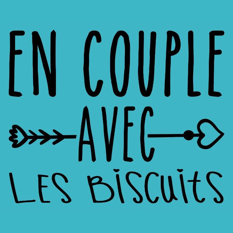 En Couple avec Biscuits, cadeau Fans de Biscuits