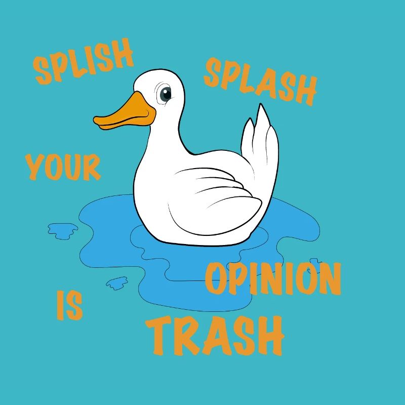 Lustige Ente Spruch