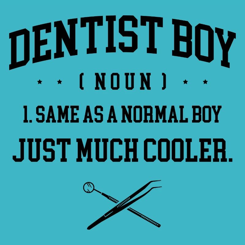 Dentiste Boy Identique À Un Garçon Normal Juste Beaucoup Plus Cool